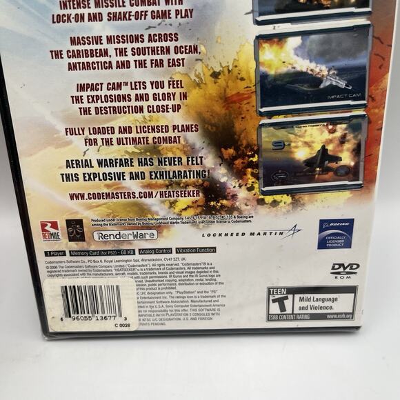 Heatseeker (PlayStation 2, 2007) NEW Factory Sealed PS2 - Picture 4 of 8